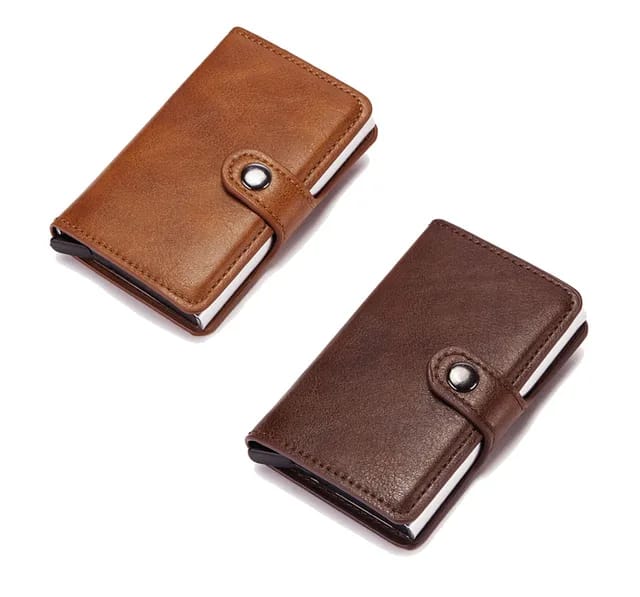 PU Leather Wallet & Pop up card holder