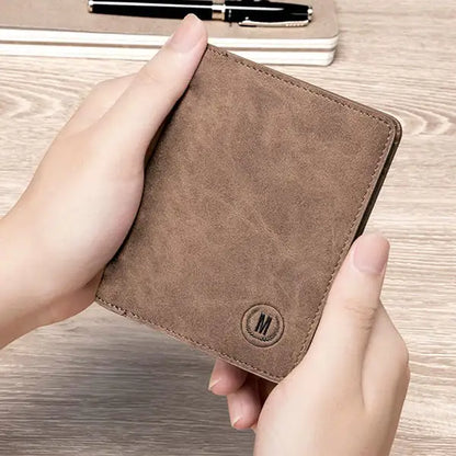 Short Leather Imported Wallet