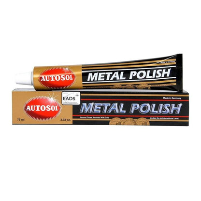 AUTOSOL Metal Polish 75ml (Made in Germany), [100% Original] Autosol Metal Polish 75ml Universal for Chrome Alloy Stainless Steel Car Truck. Autosol Noble chrome shine 75ml metal polishing metal poly. |