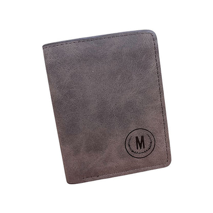 Short Leather Imported Wallet