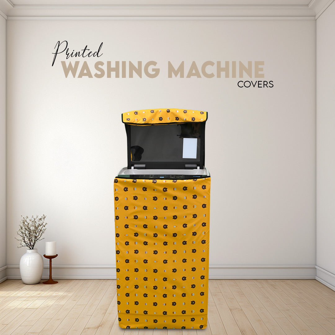 Universal 100% Waterproof Printed Washing Machine Covers in Parachute Fabric (Random Colour)