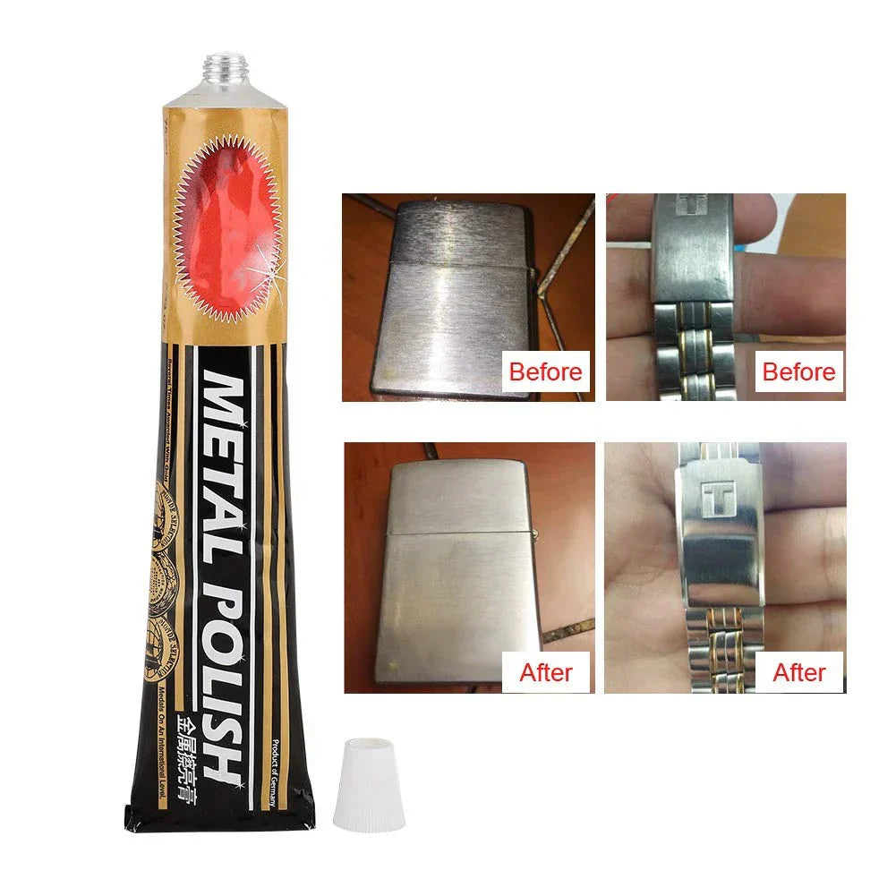 AUTOSOL Metal Polish 75ml (Made in Germany), [100% Original] Autosol Metal Polish 75ml Universal for Chrome Alloy Stainless Steel Car Truck. Autosol Noble chrome shine 75ml metal polishing metal poly. |