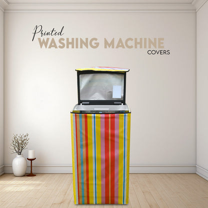 Universal 100% Waterproof Printed Washing Machine Covers in Parachute Fabric (Random Colour)