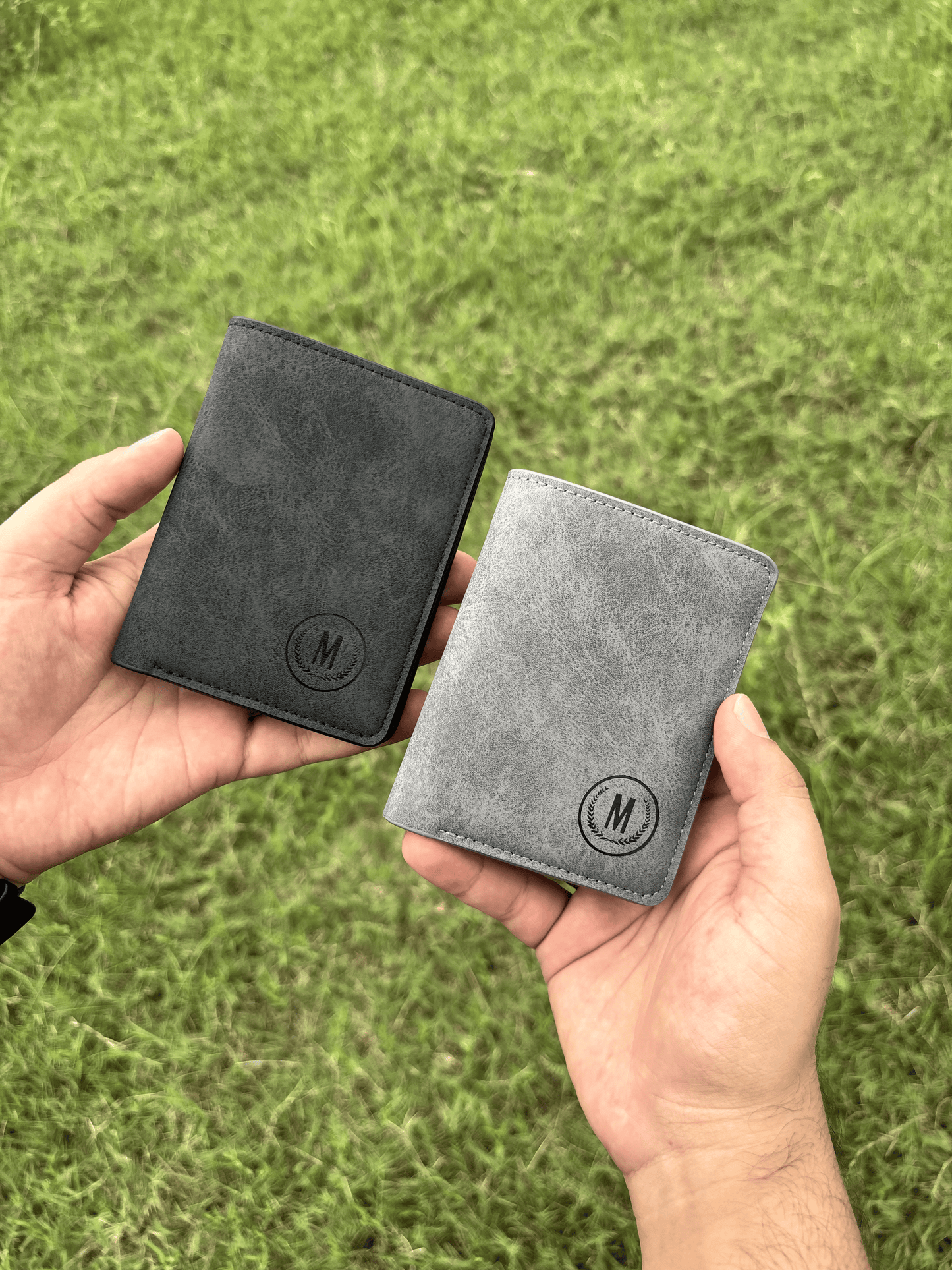 Short Leather Imported Wallet
