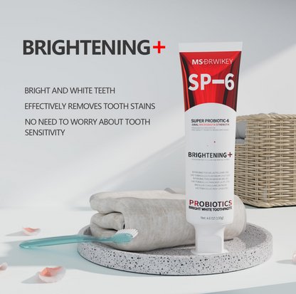 SP-6 Whitening Toothpaste – Brighten Your Smile with the Power of 6 Probiotics