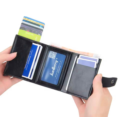 Antitheft Rfid Aluminum Card Holder Wallet Long space Capicity for Cash